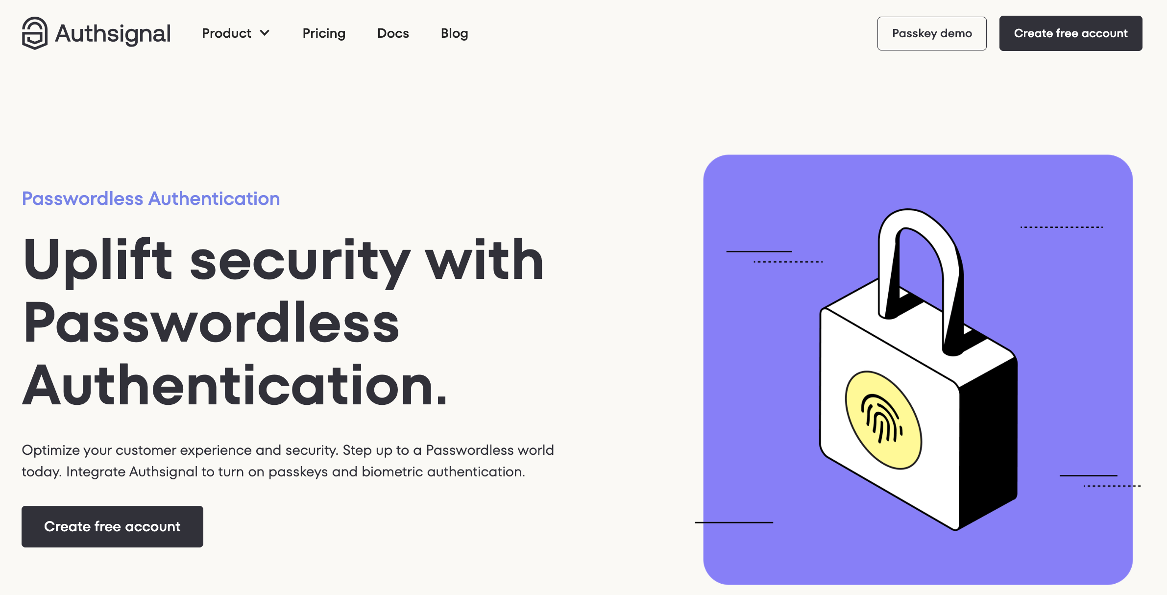 Authsignal Passwordless Authentication Solution