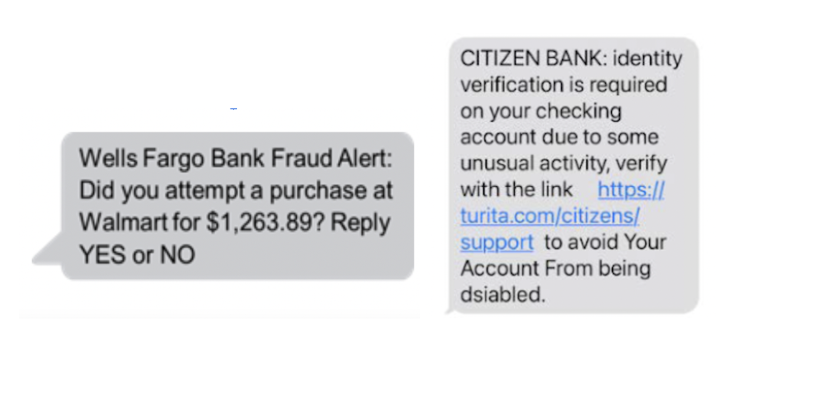 Bank Verification SMS Scams