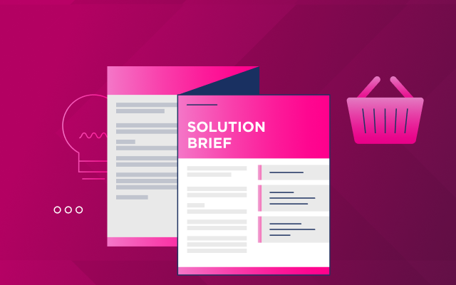 Resource library assets - brochures Solution Brief download- eCommerce